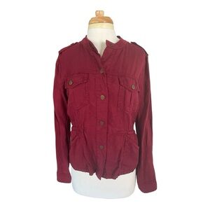 Sanctuary Women's Deep Red Utility Jacket